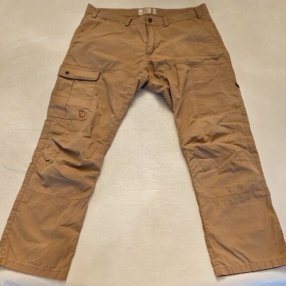 Fjallraven Karl Pro Trousers Khaki Pants - Size 38/Long Like New Conditi… - Picture 4 of 14
